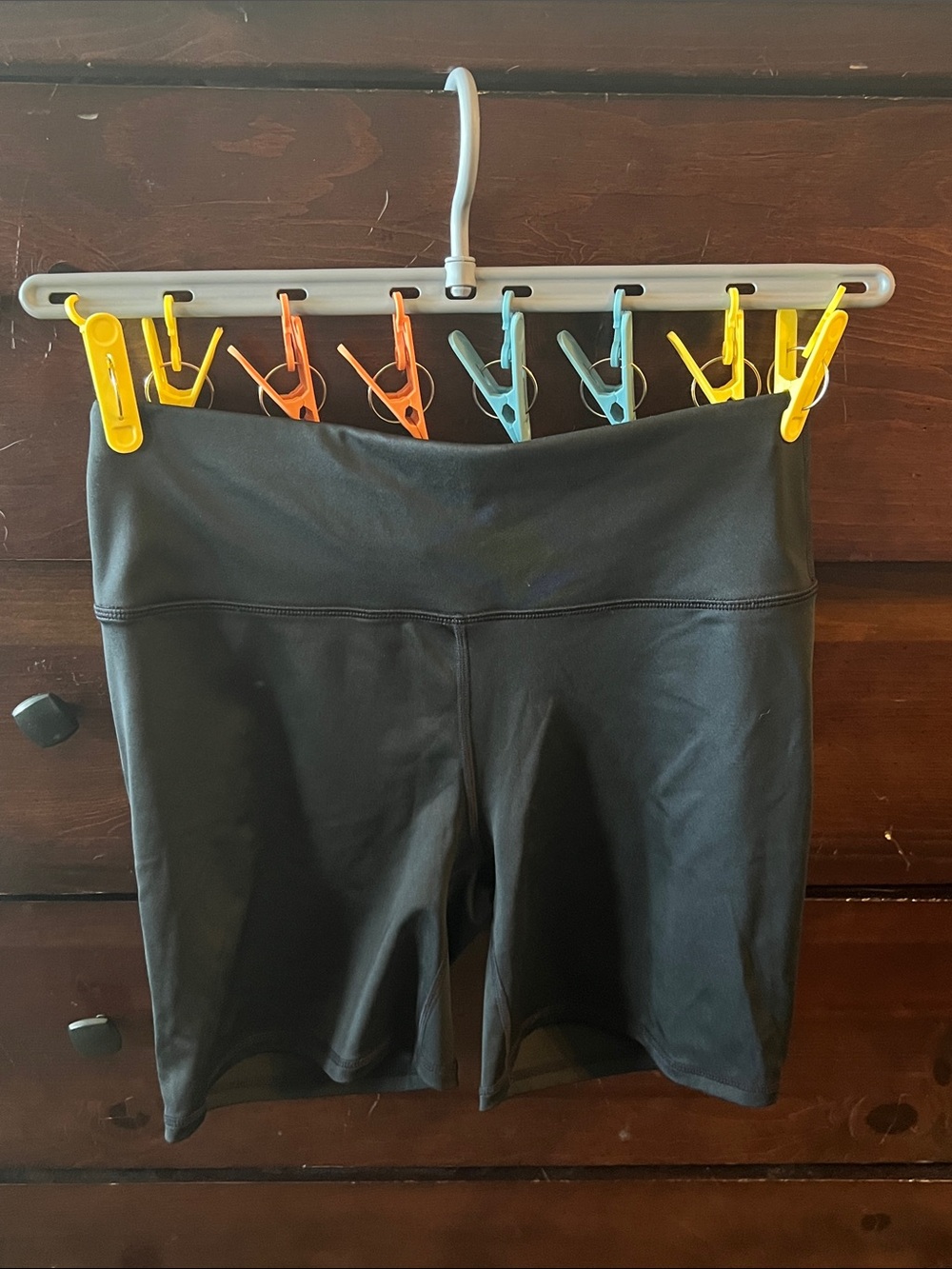 Fabletics Black High-Rise Bike Shorts